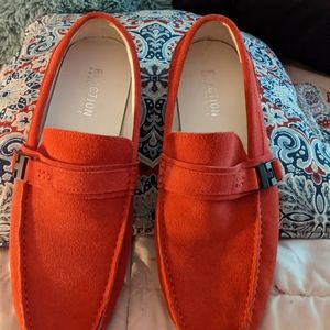 Men's Red suede Kenneth Cole reaction shoes